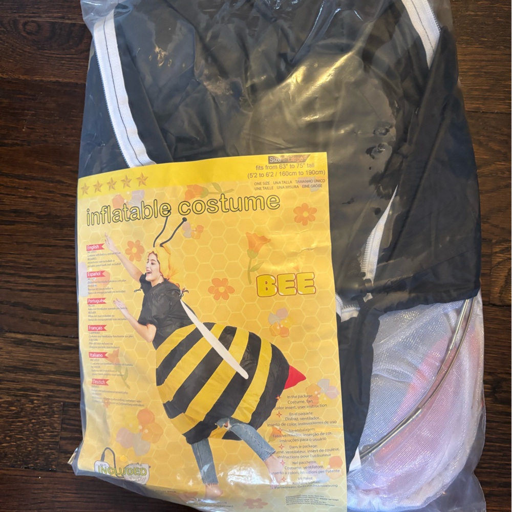🐝LIKE NEW Inflatable Bee Costume - Picture 3 of 4